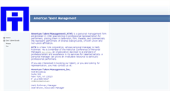 Desktop Screenshot of amertalentmgt.com
