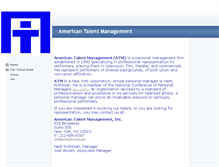 Tablet Screenshot of amertalentmgt.com
